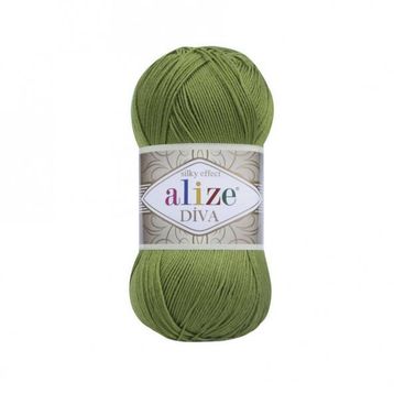Alize 210 Diva 5 Adet Yeşil Örgü İpi