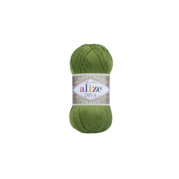 Alize 210 Diva 5 Adet Yeşil Örgü İpi