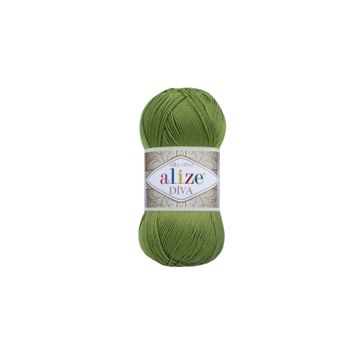 Alize 210 Diva 5 Adet Yeşil Örgü İpi