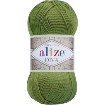 Alize 210 Diva 5 Adet Yeşil Örgü İpi