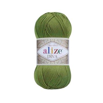 Alize 210 Yeşil Diva El Örgü İpi