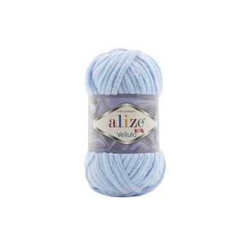 Alize 218 Bebe Mavi Velluto 100 gr El Örgü İpi