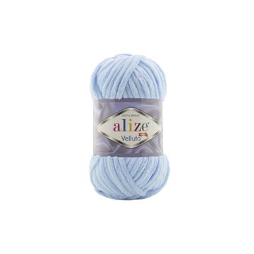 Alize 218 Bebe Mavi Velluto 100 gr El Örgü İpi