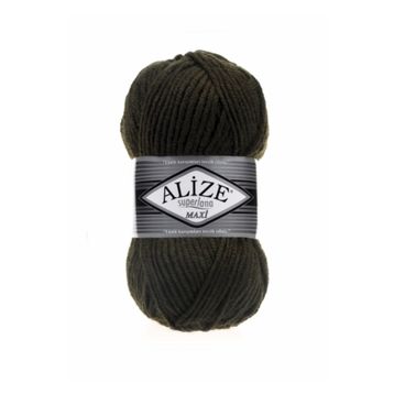 Alize 241 Koyu Orman 5'li Süperlana Maxi El Örgü İpi