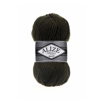 Alize 241 Koyu Orman 5'li Süperlana Maxi El Örgü İpi