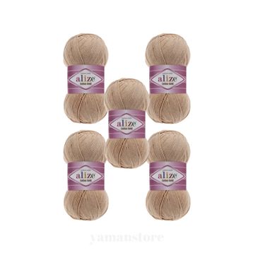 Alize 262 bej 5'li Cotton Gold El Örgü İpi