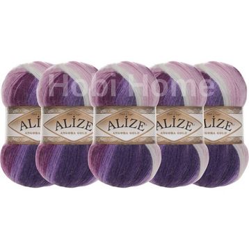 Alize 2630 Angora Gold Batik 5 Adet El Örgü İpi