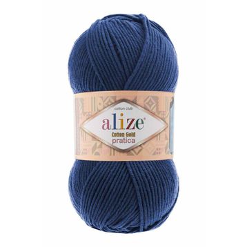Alize 279 Gece Mavisi Cotton Gold Pratica El Örgü İpi