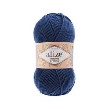 Alize 279 Gece Mavisi Cotton Gold Pratica El Örgü İpi