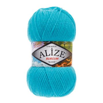 Alize 287 Turkuaz 5'li Burcum Klasik El Örgü İpi