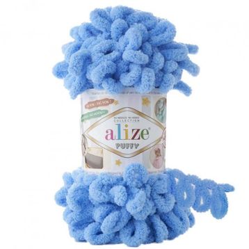 Alize 289 Mavi Puffy El Örgü İpi