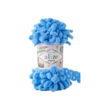 Alize 289 Mavi Puffy El Örgü İpi