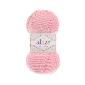 Alize 340 Pudra Pembe Happy Baby El Örgü İpi