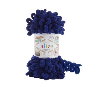 Alize 360 Gece Mavisi Puffy El Örgü İpi