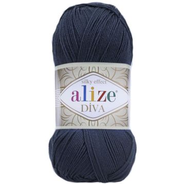 Alize 361 Lacivert Diva El Örgü İpi