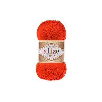 Alize 37 Oranj 5'li Diva El Örgü İpi