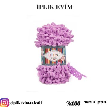 Alize 378 Orkide Puffy Fine El Örgü İpi