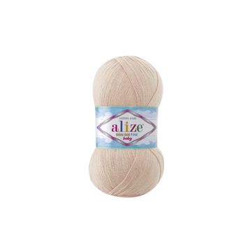 Alize 382 ten 5'li Cotton Gold Fine Baby El Örgü İpi