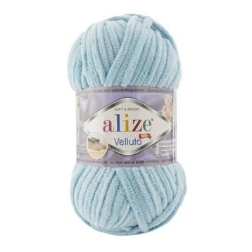 Alize 414 Azur Velluto 100 gr El Örgü İpi