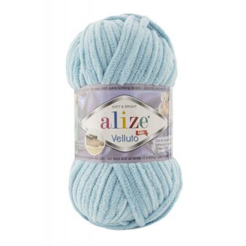 Alize 414 Azur Velluto 100 gr El Örgü İpi