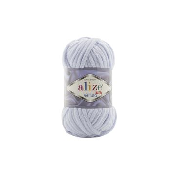 Alize 416 Gri 100 gr Velluto El Örgü İpi