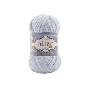 Alize 416 Gri 100 gr Velluto El Örgü İpi