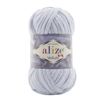 Alize 416 Gri 100 gr Velluto El Örgü İpi