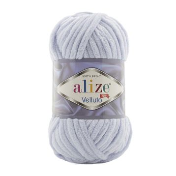 Alize 416 gri 5'li Velluto El Örgü İpi