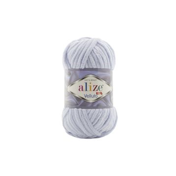 Alize 416 gri 5'li Velluto El Örgü İpi