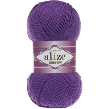 Alize 44 Mor Cotton Gold Amigurumi Örgü İpi