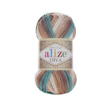 Alize 4603 Diva Batik Abaküs Pembe Örgü İpi