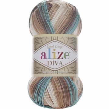 Alize 4603 Diva Batik Abaküs Pembe Örgü İpi