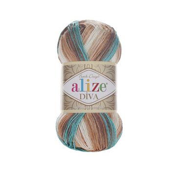Alize 4603 Diva Batik Abaküs Pembe Örgü İpi