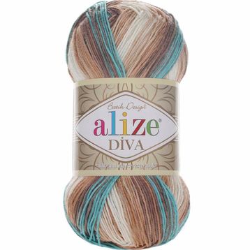 Alize 4603 Diva Batik Abaküs Pembe Örgü İpi