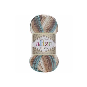 Alize 4603 Diva Batik Abaküs Pembe Örgü İpi