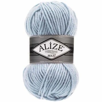 Alize 480 Açık Mavi Superlana Maxi Örgü İpi