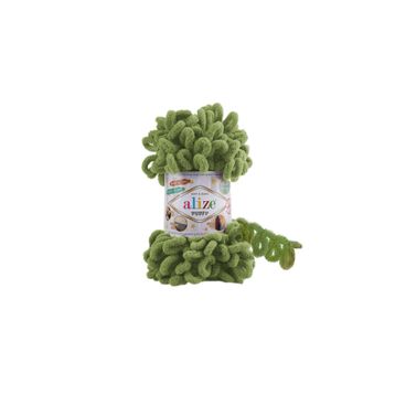Alize 485 Soft Yeşil 5'li Puffy 100 gr El Örgü İpi
