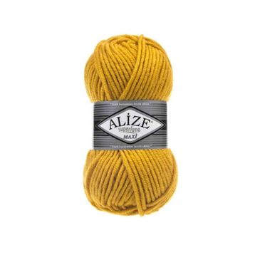 Alize 488 Sarı Superlana Maxi El Örgü İpi