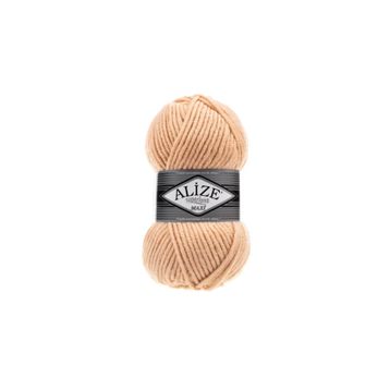 Alize 502 Krem Karamel Superlana Maxi El Örgü İpi