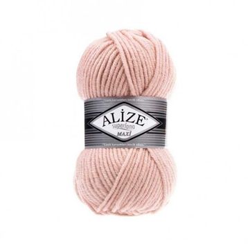 Alize 523 Superlana Maxi Kristal Pembe 5 Adet Örgü İpi