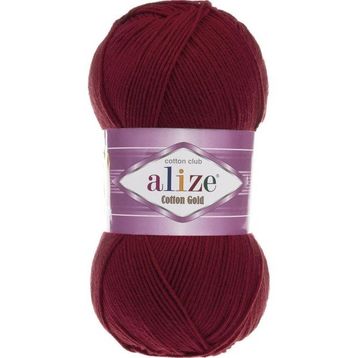 Alize 57 Bordo Cotton Gold El Örgü İpi