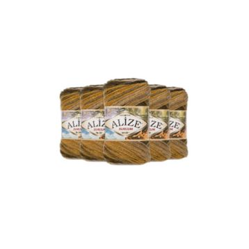 Alize 5850 5'li Burcum Batik El Örgü İpi