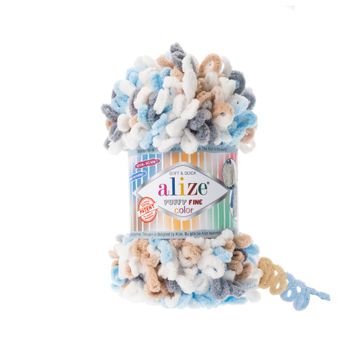 Alize 5946 5'li Puffy Fine Color El Örgü İpi