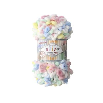 Alize 5949 5'li Puffy Fine Color El Örgü İpi