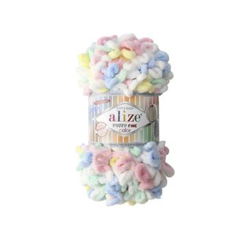 Alize 5949 5'li Puffy Fine Color El Örgü İpi