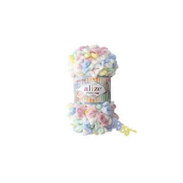 Alize 5949 5'li Puffy Fine Color El Örgü İpi