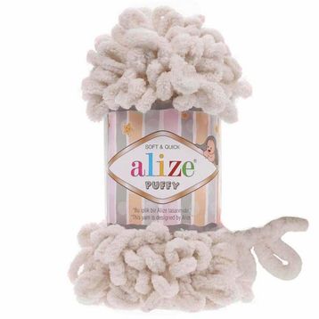 Alize 599 Fil Dişi Puffy El Örgü İpi