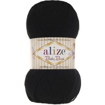 Alize 60 Siyah Cotton Gold Amigurumi Örgü İpi