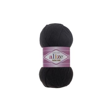 Alize 60 Siyah Cotton Gold Amigurumi Örgü İpi