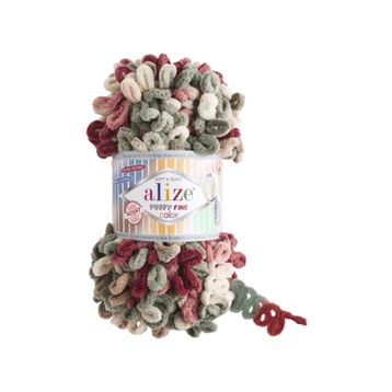 Alize 6039 Puffy Fine Color 5 Adet Örgü İpi